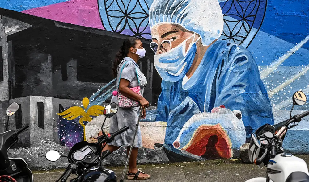 Especialistas de Chile, Brasil y Perú ofrecen detalles de las posibles razones de la baja propagación de la variante Delta en la región. Foto: AFP