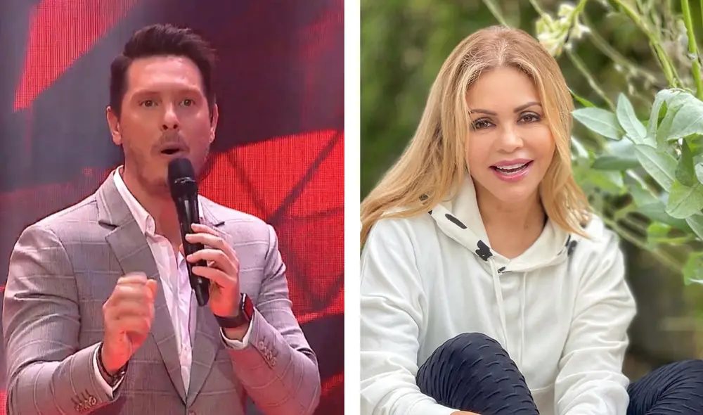 La conductora de Reinas del show no dudó en etiquetar a Cristian Rivero en una de sus historias de Instagram. Foto: composición / Instagram