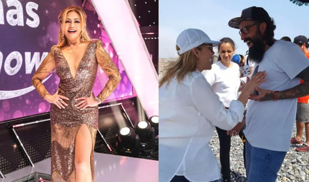 La conductora Gisela Valcárcel dedicó un mensaje a Jorge Carmona demostrándole todo el cariño que le sigue teniendo. Foto: composición/Instagram