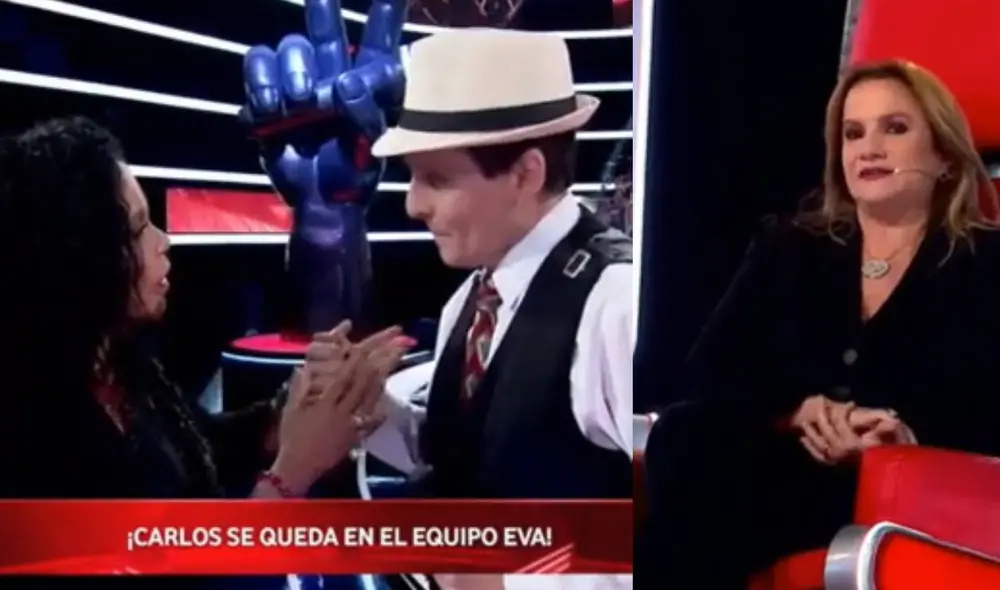 Eva Ayllón se quedó con la voz de Carlos Bartra. Foto: captura de Latina Eva Ayllón se quedó con la voz de Carlos Bartra. Foto: captura de Latina