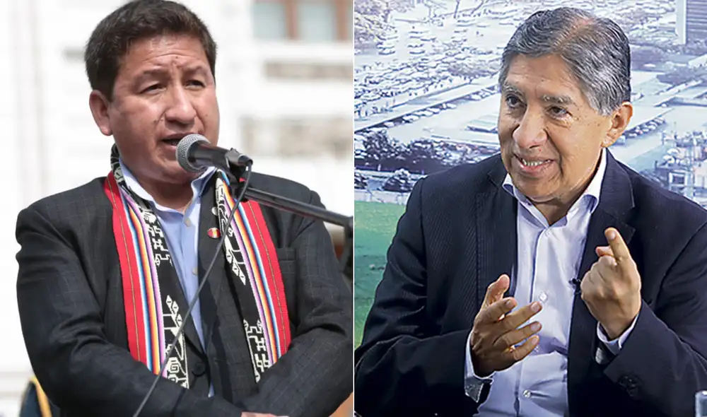 Guido Bellido mostró su apoyo al exfiscal supremo por medio de su cuenta de Twitter. Foto: composición La República