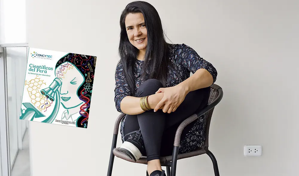 Vásquez indica que “La idea del libro también es incentivar, sobre todo en las niñas, la vocación por las ciencias”. Foto: composición La República