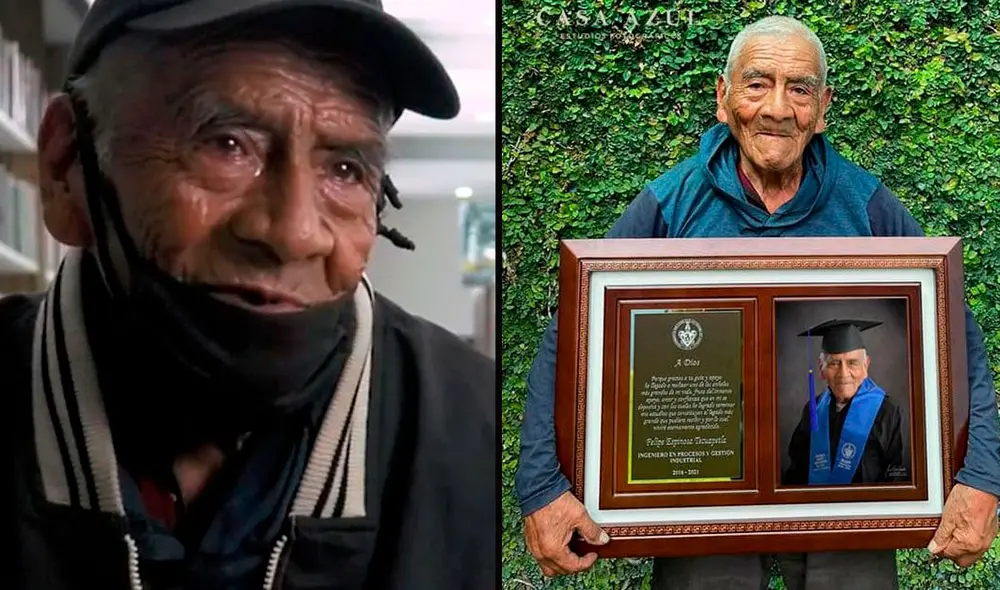 Cuando empezó la pandemia, tuvo que estudiar de manera virtual, y combinarlo con su servicio social en una oficina de Agua de Puebla. Foto: captura / Televisa - Facebook Cuando empezó la pandemia, tuvo que estudiar de manera virtual, y combinarlo con su servicio social en una oficina de Agua de Puebla. Foto: captura / Televisa - Facebook