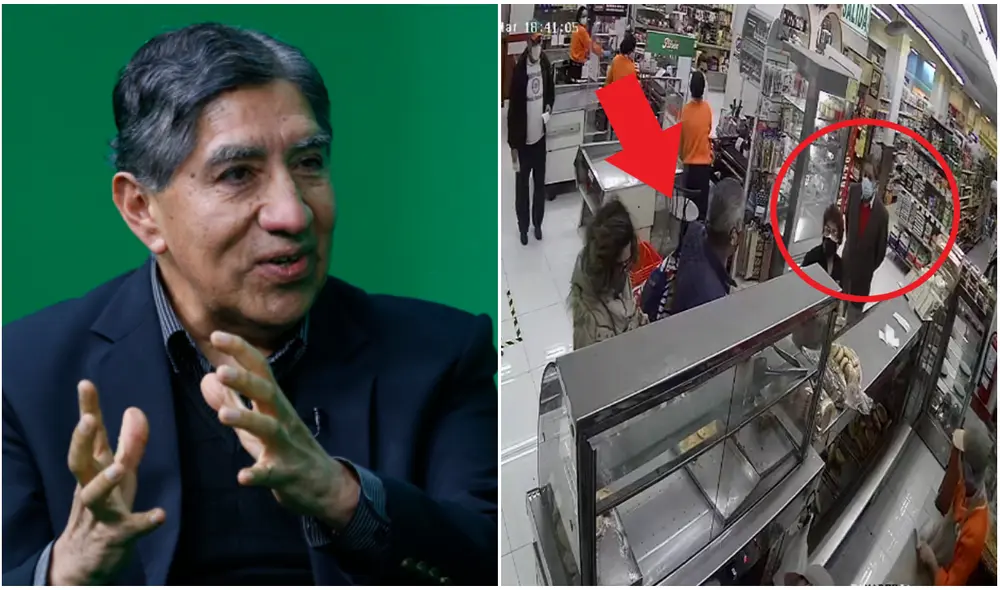 Agresión a Avelino Guillén dentro de un pequeño supermercado. Foto: difusión/captura de video Agresión a Avelino Guillén dentro de un pequeño supermercado. Foto: difusión/captura de video