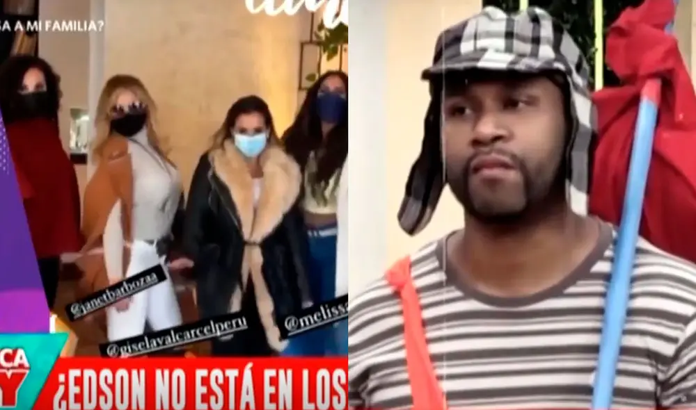 Edson Dávila no fue parte del agasajo que tuvieron Melissa, Ethel y Janet por la temporada 2022 de América hoy. Foto: captura/América TV Edson Dávila no fue parte del agasajo que tuvieron Melissa, Ethel y Janet por la temporada 2022 de América hoy. Foto: captura/América TV