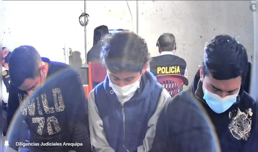 Detenidos serán trasladados a establecimiento penitenciario. Foto: Fiscalía