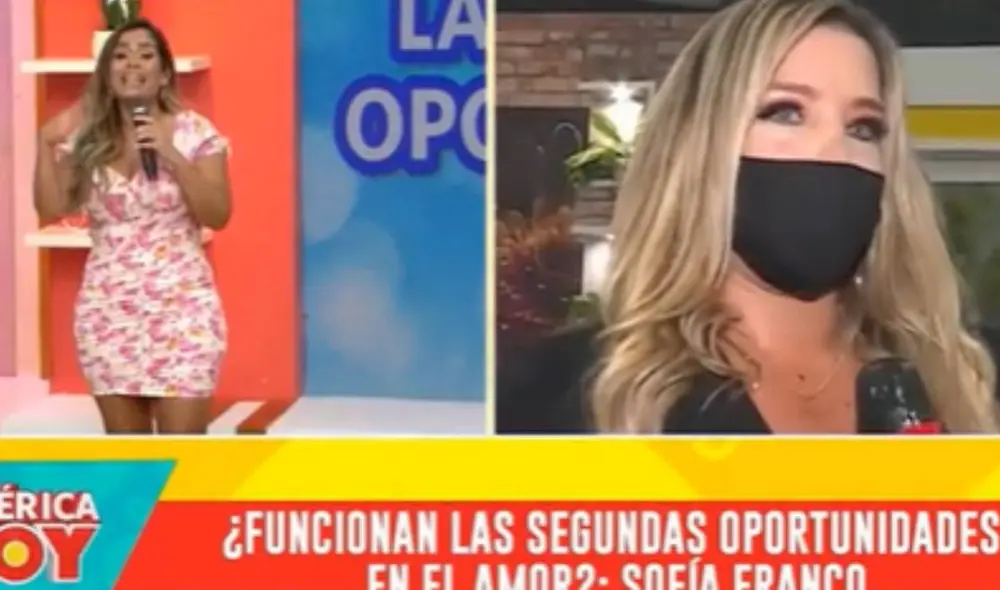Ethel Pozo es amiga cercana de Sofía Franca y comentó sobre sus últimas declaraciones. Foto: captura de América TV