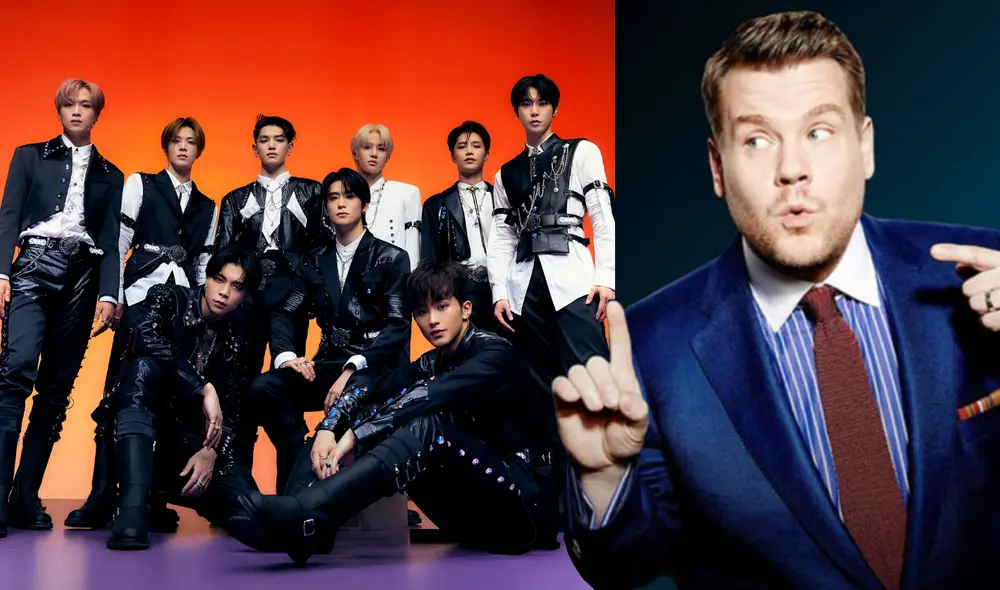 La boyband NCT 127 pisó el show de James Corden por primera vez en 2019. Foto: composición SM/CBS