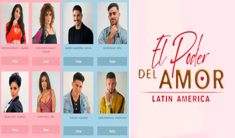 Conoce cómo apoyar a tu participante favorito para que encuentre el amor y obtenga los 30 mil dólares de premio. Foto: captura / El poder del amor