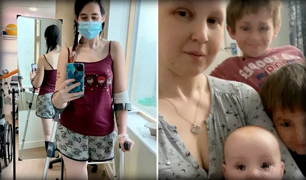 Kathleen Osborne tomó la decisión de darle a su bebé una oportunidad de vida. Foto: SWNS