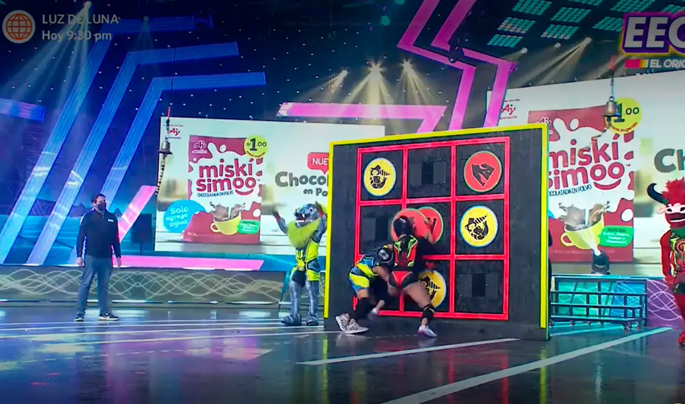 Los capitanes de ambos equipos discutieron las reglas tras el bloqueo de Elias a Allison en Esto es guerra. Foto: captura de América TV