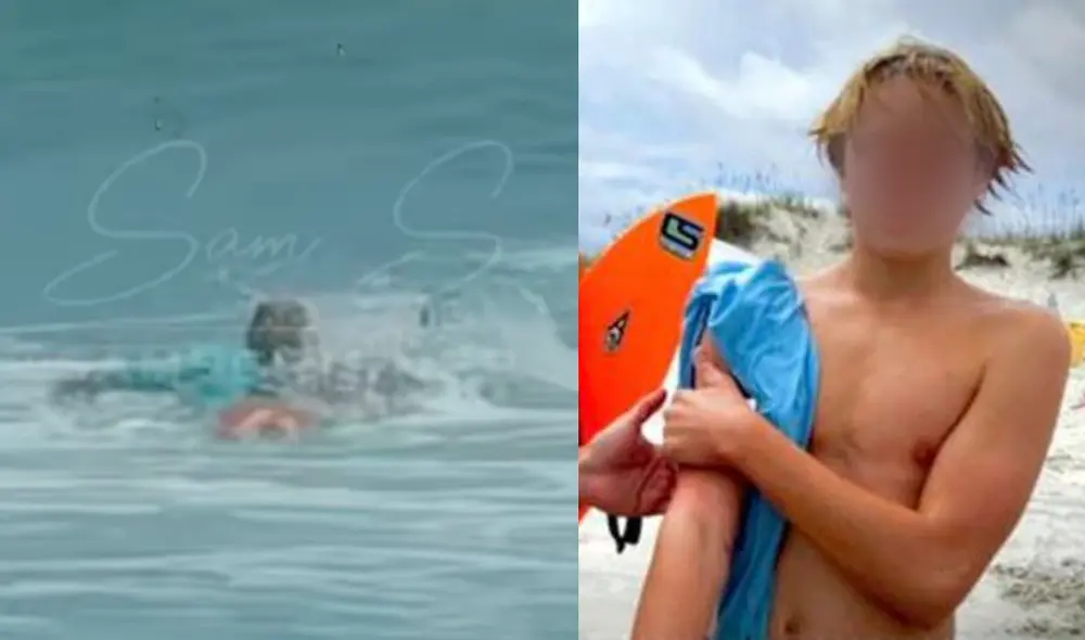 La cantidad de tiburones en la playa Daytona de Florida aumentó como consecuencia del huracán Larry. Foto: Infobae