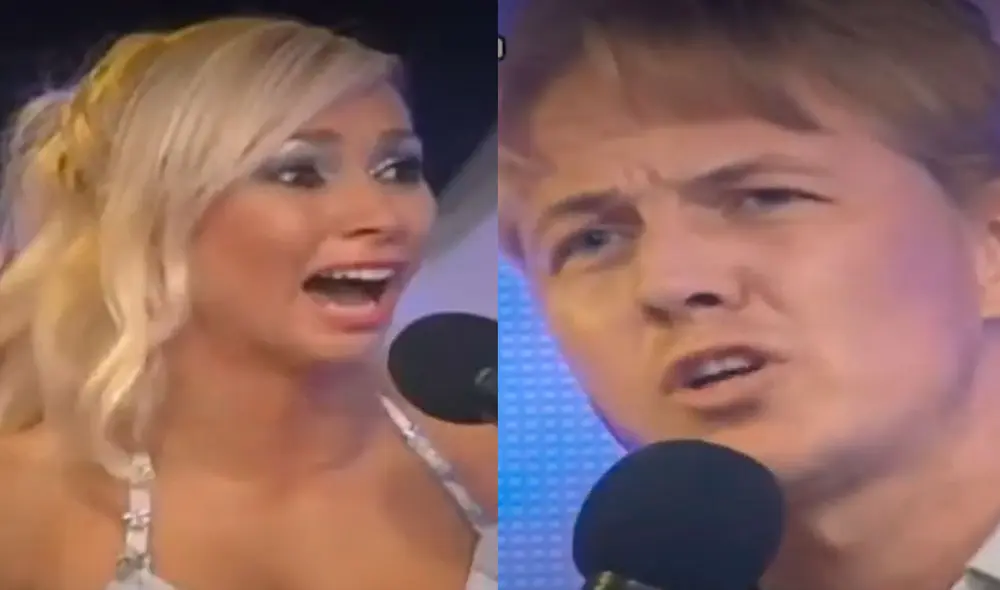 El ‘Gringo Karl’  recordó el episodio que protagonizó con Belén Estévez y le pidió disculpas. Foto: captura de Magaly TV, la firme.