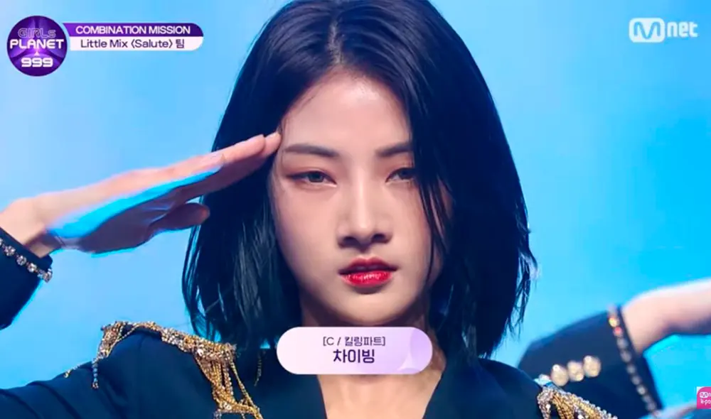Según el último ranking, Cai Bing se ubica en el puesto 3 de trainees chinas. Foto: Mnet