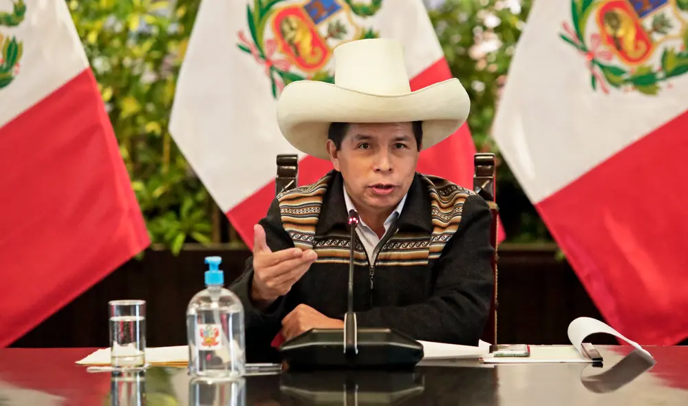 Pedro Castillo y el canciller definieron encuentros con autoridades de organismos multilaterales para apuntar a mejoras en la economía, salud, comercio exterior. Foto: Presidencia Pedro Castillo y el canciller definieron encuentros con autoridades de organismos multilaterales para apuntar a mejoras en la economía, salud, comercio exterior. Foto: Presidencia