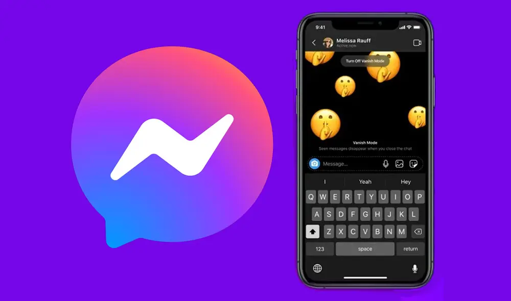 El modo efímero de Facebook Messenger es una función que te permite chatear con cualquier persona. Foto: composición LR