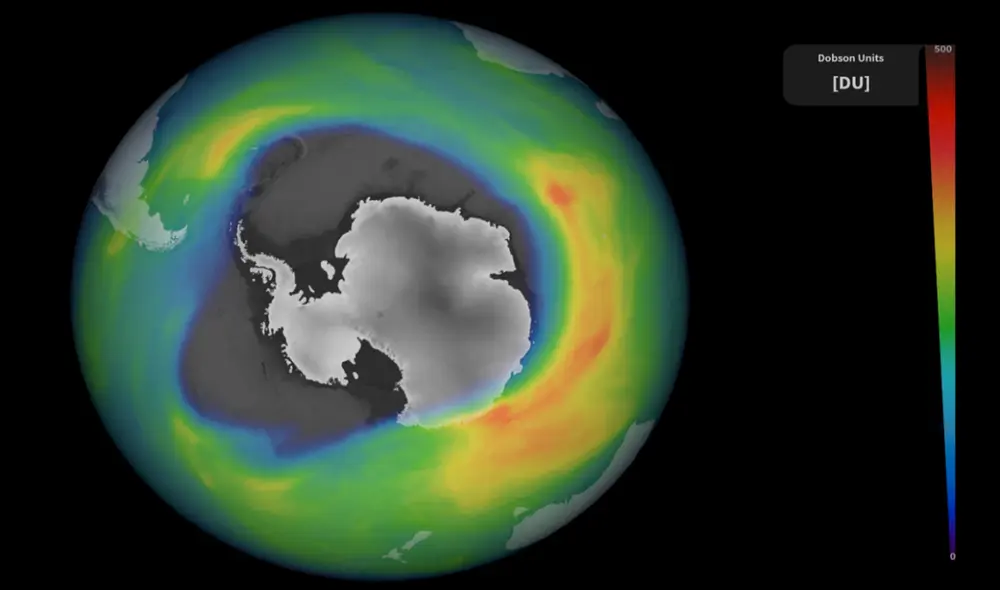 La vigilancia internacional de la capa de ozono mediante el protocolo de Montreal se debe seguir cumpliendo. Foto: DLR / Earth Observation Center