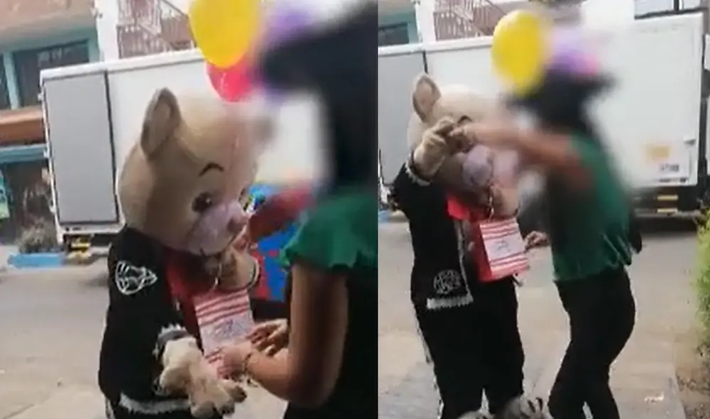 Una persona que grababa la celebración captó a la mototaxi que usaron los malhechores para perpetrar el robo. Foto: captura de América Noticias