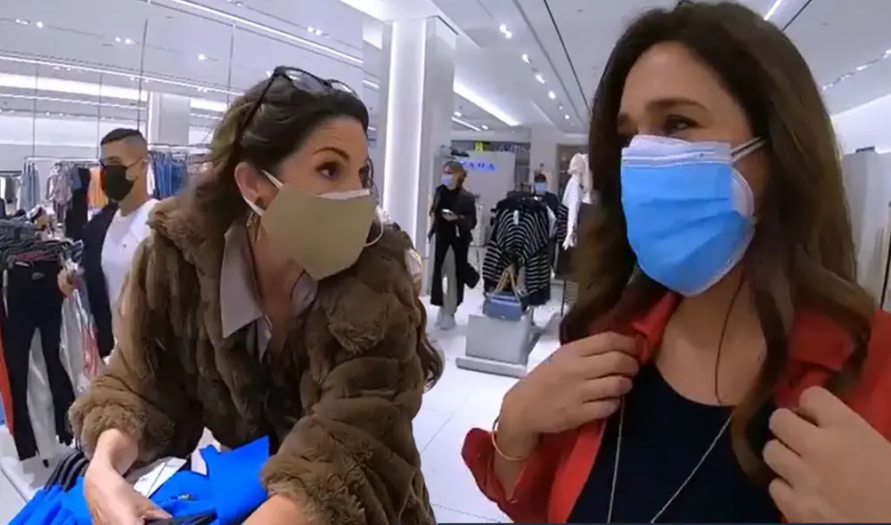 Verónica Linares lucirá todas las prendas que compró con Rebeca Escribens en América Noticias. Foto: captura Rebeca Escribens / Instagram