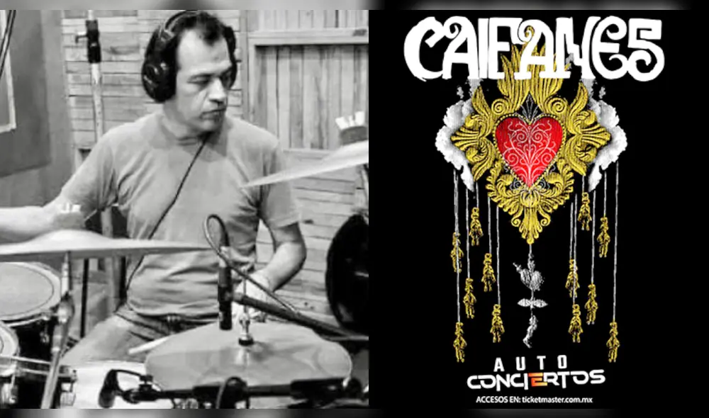 Juan Carlos formó parte de Caifanes entre 1987 y 1988, años que marcaron el lanzamiento de la banda. Foto: composición