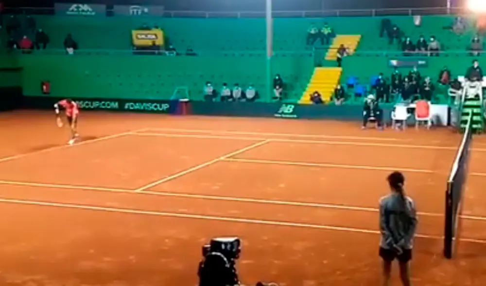 La primera raqueta nacional le dio la igualad en el marcador general ante Bosnia por 1-1. La primera raqueta nacional le dio la igualad en el marcador general ante Bosnia por 1-1.