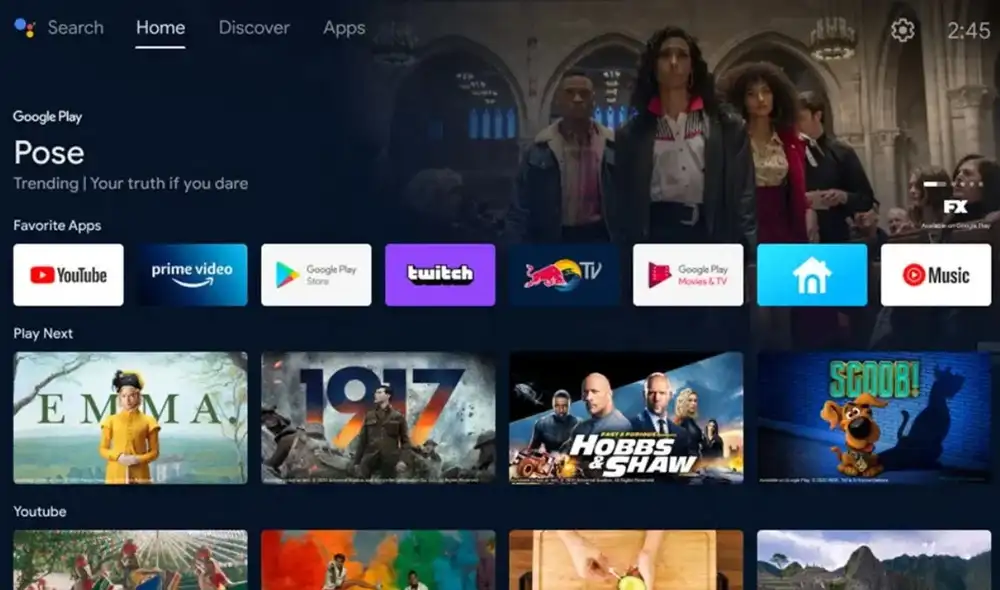 Google TV será totalmente gratuito. Foto: Google Google TV será totalmente gratuito. Foto: Google