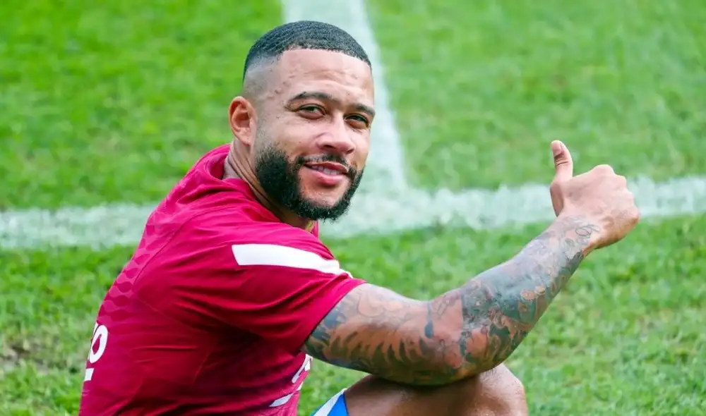 Memphis lleva dos goles y una asistencia en cuatro partidos oficiales con el Barcelona. Foto: FC Barcelona. Memphis lleva dos goles y una asistencia en cuatro partidos oficiales con el Barcelona. Foto: FC Barcelona.