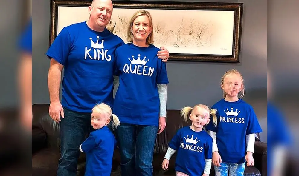 Graham, Lauren y sus tres hijas: las gemelas Maya y Karla, y su hermana Liane. Foto: Infobae Graham, Lauren y sus tres hijas: las gemelas Maya y Karla, y su hermana Liane. Foto: Infobae