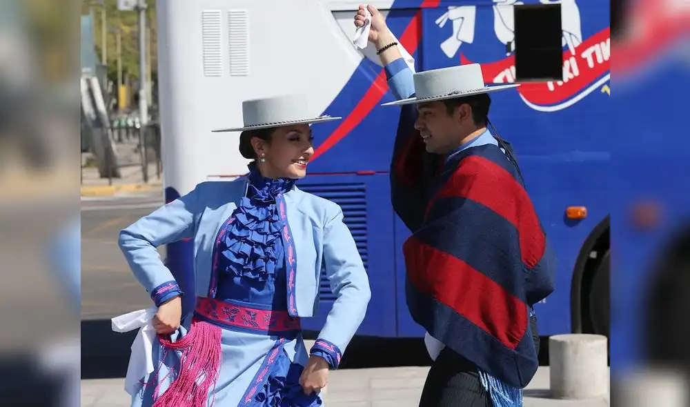 Chile festeja sin cuarentena su aniversario de independencia de la península española. Foto EFE