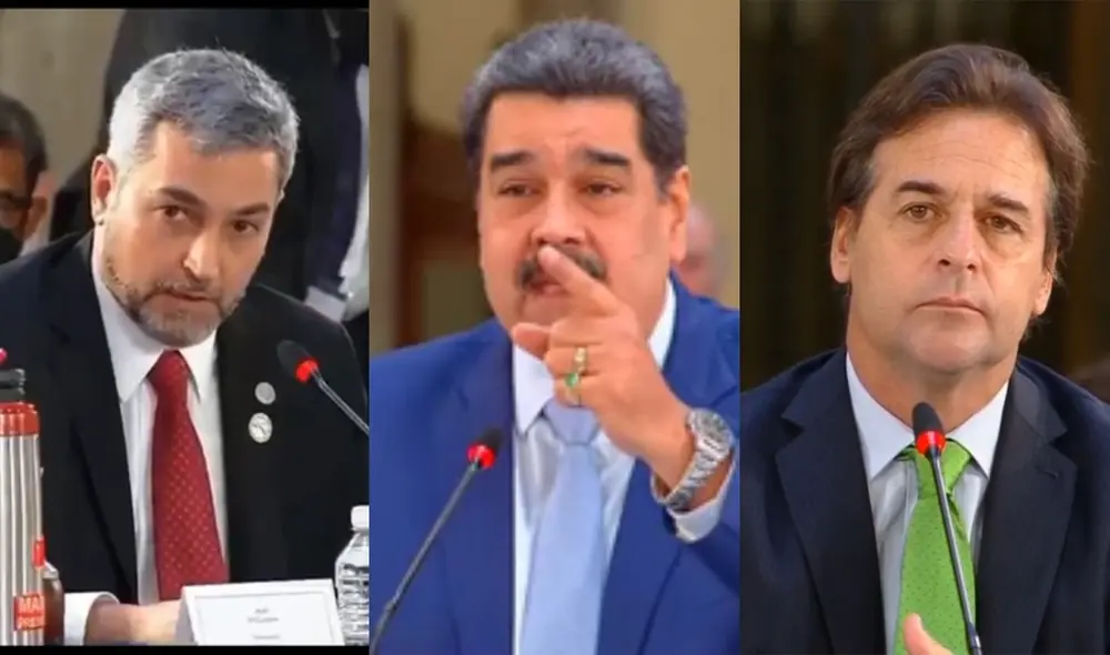 Mandatarios coincidieron en que su participación en la Cumbre no significaba el reconocimiento del régimen venezolano. Foto: composición propia.