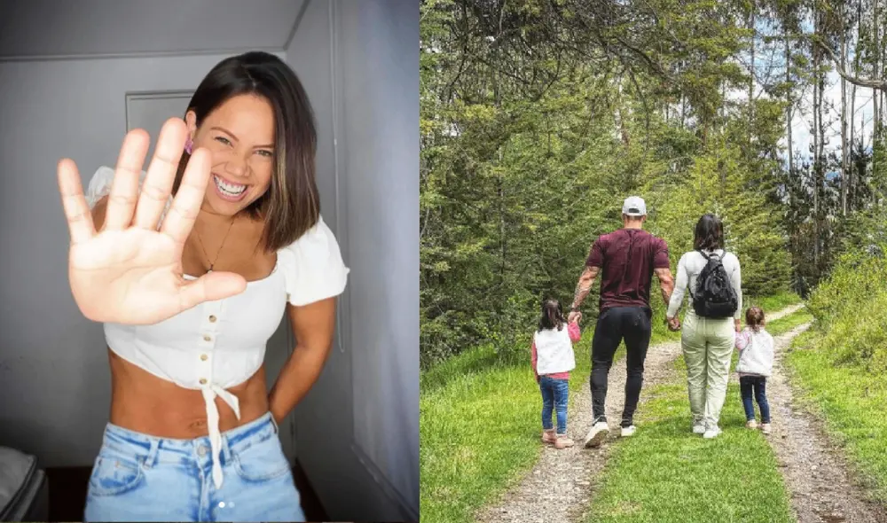 Andrea San Martin se va de Lima junto a Sebastián Lizarzarburu y sus hijas de vacaciones. Foto: Instagram de Andrea San Martin.