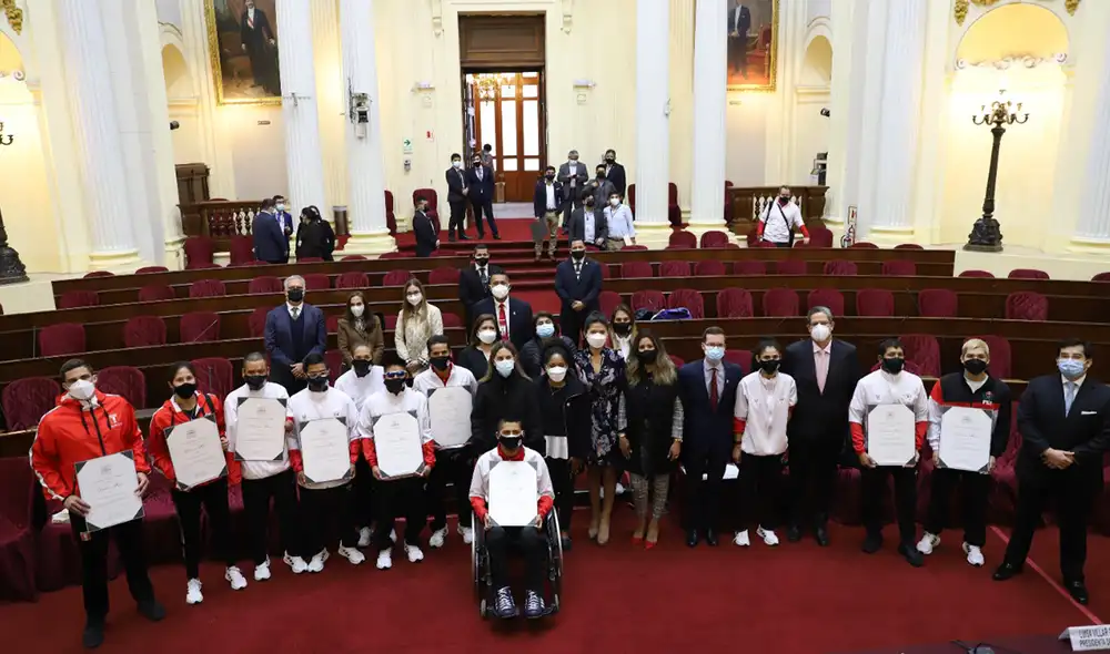 Reconocimiento de los deportistas y paradeportistas en Tokio 2020. Foto: COP
