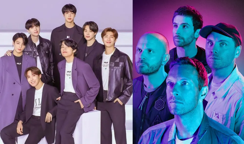 Colaboración de BTS con Coldplay será publicada el viernes 24 de septiembre. Foto: composición BIGHIT/UMG