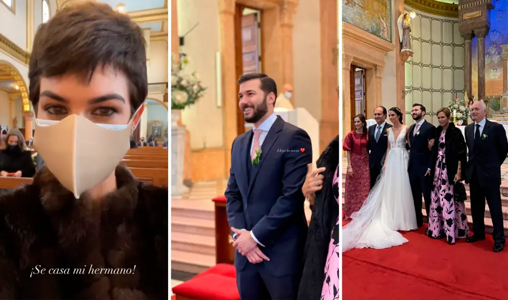 Anahí De Cárdenas compartió con sus seguidores de Instagram el matrimonio de su hermano José. Foto: composición/Instagram/Anahí de Cárdenas Anahí De Cárdenas compartió con sus seguidores de Instagram el matrimonio de su hermano José. Foto: composición/Instagram/Anahí de Cárdenas