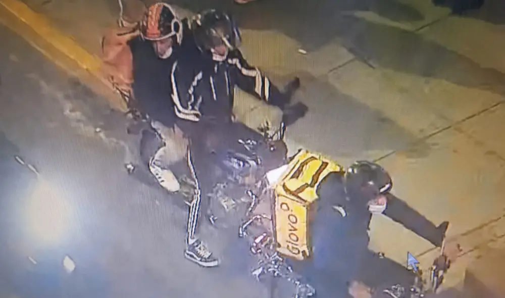 Sujetos fueron identificados como Jeannelson Yorniel Mejía López y Edgar Alejandro Farías Río. Foto: Municipalidad Pueblo Libre Sujetos fueron identificados como Jeannelson Yorniel Mejía López y Edgar Alejandro Farías Río. Foto: Municipalidad Pueblo Libre