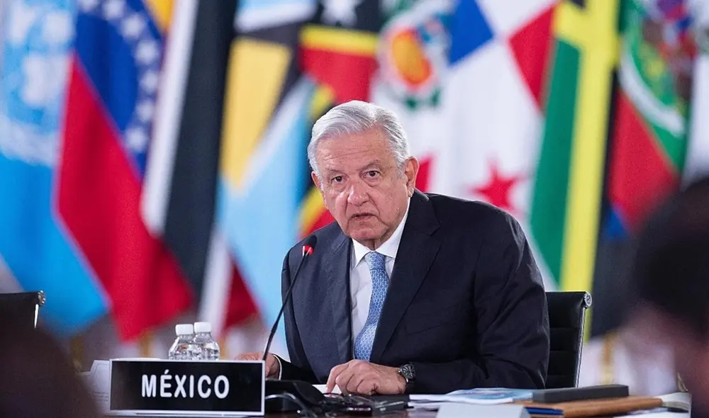 Andrés López Obrado es el presidente temporal de la Celac. Foto: EFE Andrés López Obrado es el presidente temporal de la Celac. Foto: EFE