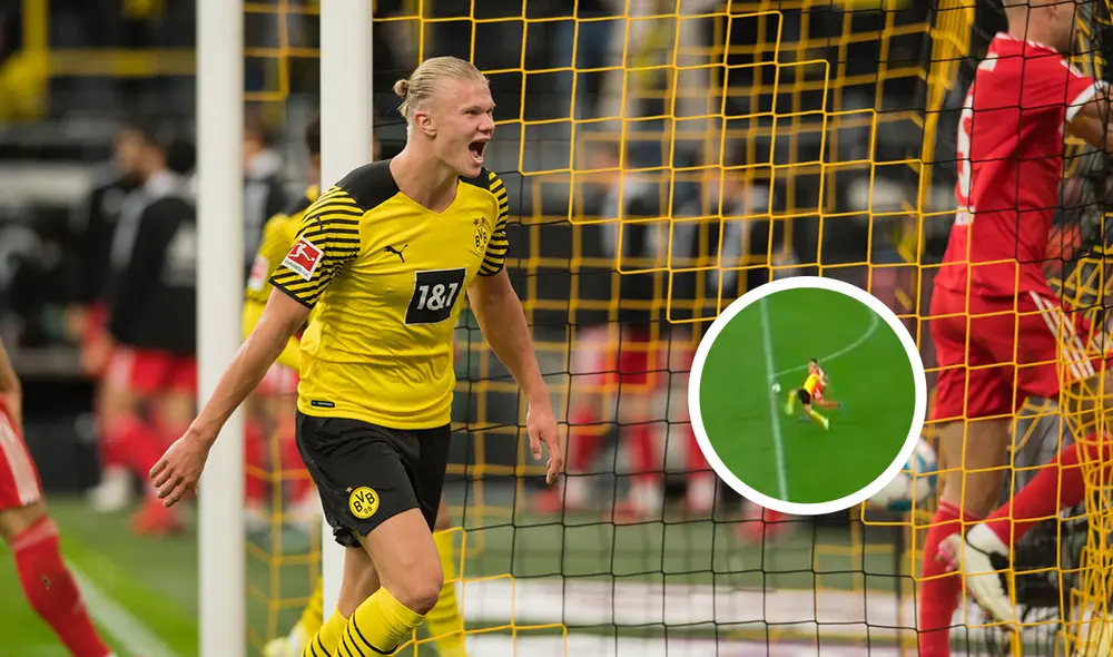 El delantero de la selección de Noruega continúa imparable. Foto: composición/ Borussia Dortmund/ captura ESPN.