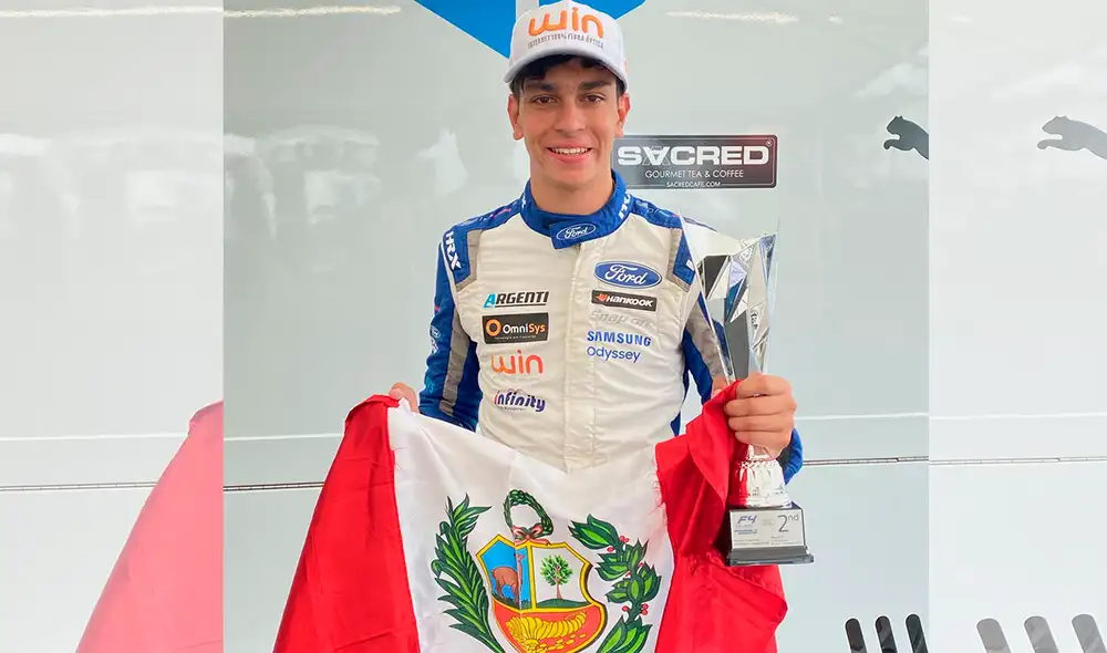 Matias Zagazeta sigue sumando podios en la Fórmula 4 Británica. Foto: Facebook Matias Zagazeta sigue sumando podios en la Fórmula 4 Británica. Foto: Facebook