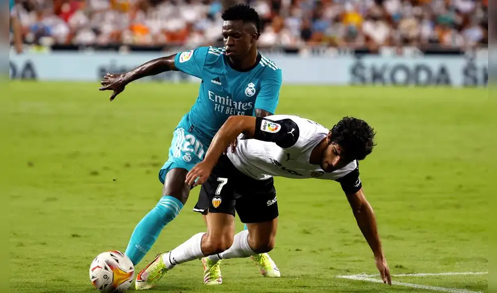 Real Madrid empata 0-0 ante Valencia por la fecha 5 de LaLiga Santander. Foto: twitter LaLiga Real Madrid empata 0-0 ante Valencia por la fecha 5 de LaLiga Santander. Foto: twitter LaLiga