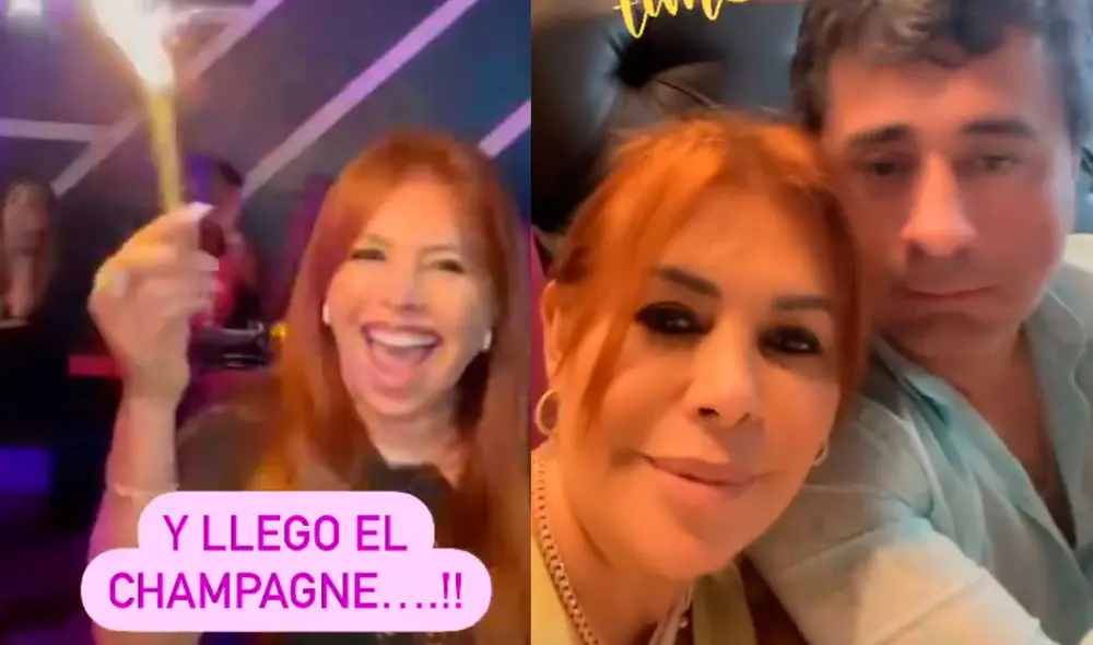 Magaly Medina y Alfredo Zambrano se tomaron el fin de semana para viajar a Miami, donde vienen disfrutando de los centros nocturnos. Foto: Magaly Medina / Instagram