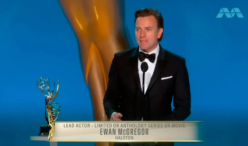 Mejor actor de miniserie Ewan McGregor. Foto: TNT Mejor actor de miniserie Ewan McGregor. Foto: TNT