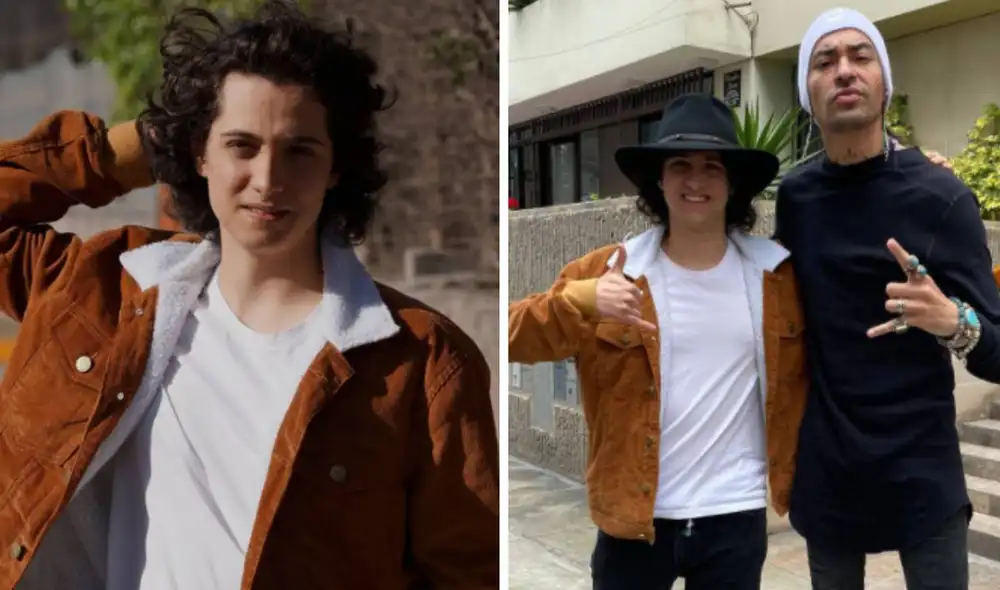 Vasco Madueño se mostró emocionado en sus redes sociales tras conocer al famoso productor musical. Foto: Instagram