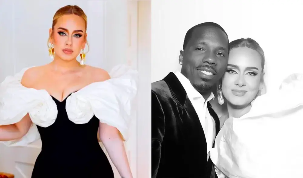 Adele anuncia oficialmente su relación con Rich Paul en Instagram. Foto: composición/Instagram/Adele