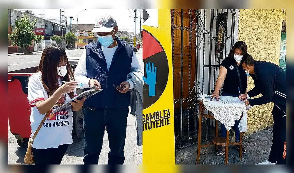 A favor y en contra. Grupos buscan firmas en las calles. El fin de semana hicieron recolección.