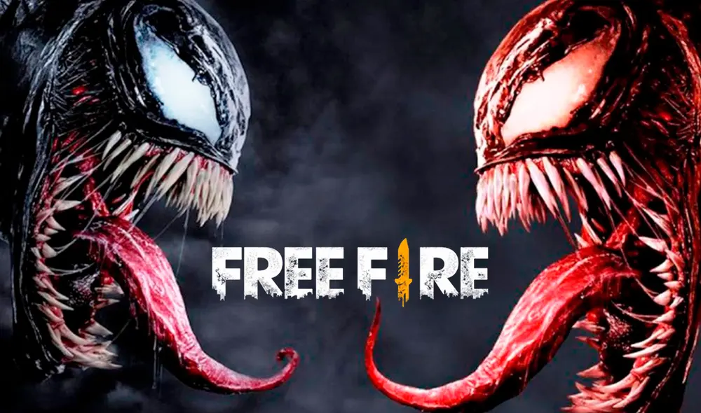 El evento de Free Fire x Venom iniciaría en octubre y traería mucho contenido temático inspirado en los simbiontes. Foto: AS - composición La República