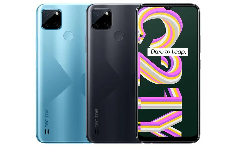 El equipo posee también un lector de huellas en la parte trasera. Foto: Realme