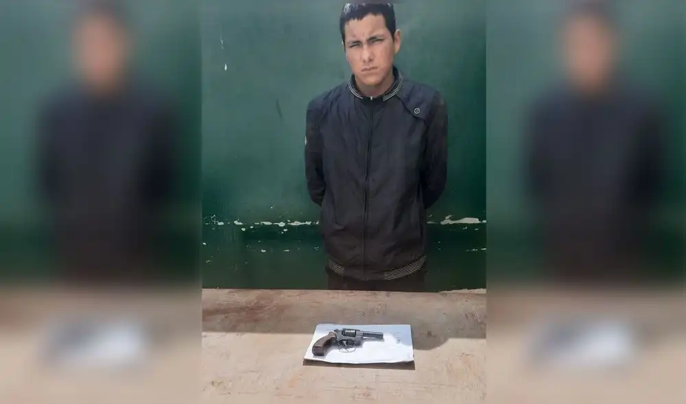 Juan Rodríguez fue intervenido entre las avenidas Los Ángeles y El Golf. Foto: PNP Juan Rodríguez fue intervenido entre las avenidas Los Ángeles y El Golf. Foto: PNP