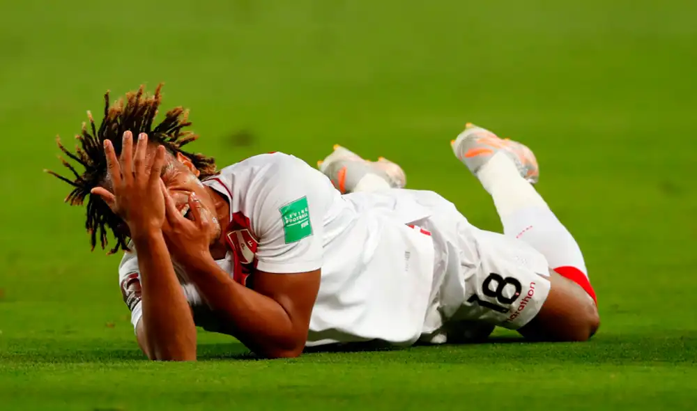 André Carrillo lleva anotados tres goles con la selección peruana. Foto: EFE