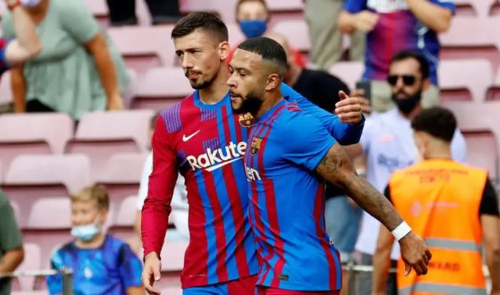 Memphis Depay todavía no ha anotado con el Barcelona por Champions League. Foto: Efe Memphis Depay todavía no ha anotado con el Barcelona por Champions League. Foto: Efe