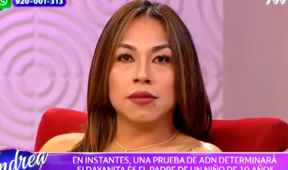 Dayanita afirmó que salía a vender a las calles para cuidar del menor. Foto: captura ATV